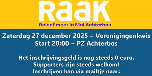 Verenigingenkwis Raak Achterbos