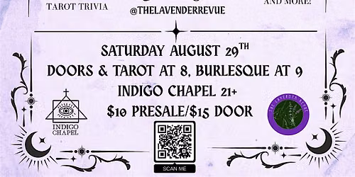 The Lavender Revue Presents: Tarot and Tease