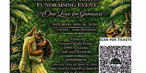 \u201cOne Love for Jamaica \u201c A Fund Raising Event for Hurricane Melissa