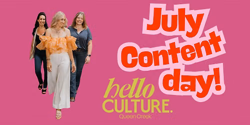 July Content Creation Day
