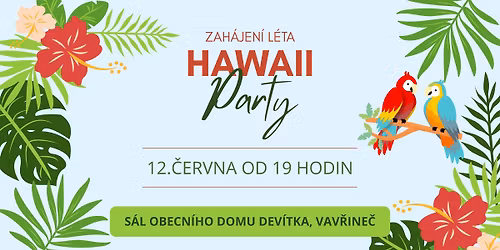 \ud83c\udf3a ZAH\u00c1JEN\u00cd L\u00c9TA \u2013 HAWAII PARTY \ud83c\udf3a