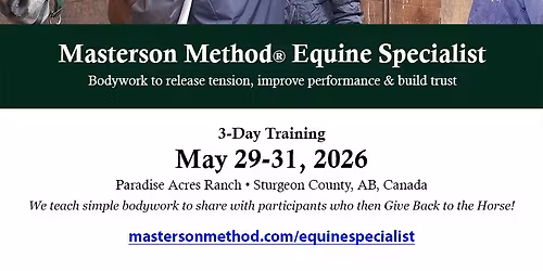 Masterson Method Equine Specialist