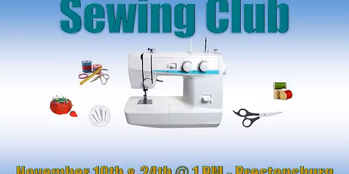 Sewing Club - Easy sewing projects