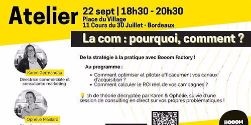 Atelier La com : pourquoi, comment ?
