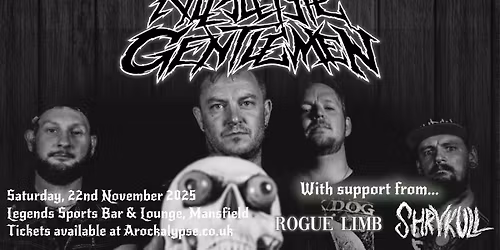 K*ll All The Gentlemen \/\/ Rogue Limb \/\/ Shrykull plus Afterparty @ Legends Sports Bar & Lounge