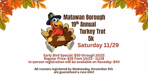 Matawan Borough 19th Annual Turkey Trot