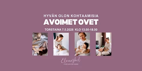 Hyv\u00e4n olon kohtaamisia \u2013 Avoimet ovet 7.5.2026 klo 13.00-18.00