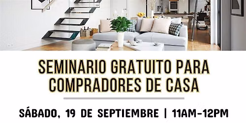 Seminario gratuito para compradores de casa