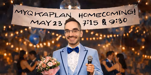 The Perfect Event For You: Myq Kaplan headlines the Comedy Studio in Cambridge MA on May 23, 2026