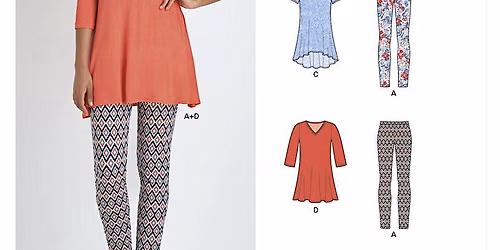 Make Knit Leggings from a printed pattern*