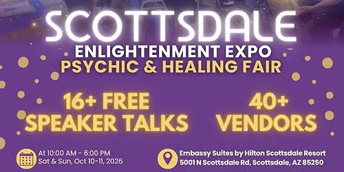 Dimensions at the 2-DAY SoulSearch Scottsdale Enlightenment Expo