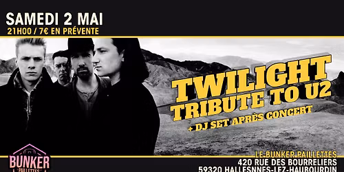 \ud83c\udfb8 TWILIGHT - TRIBUTE TO U2 \ud83c\udfb8