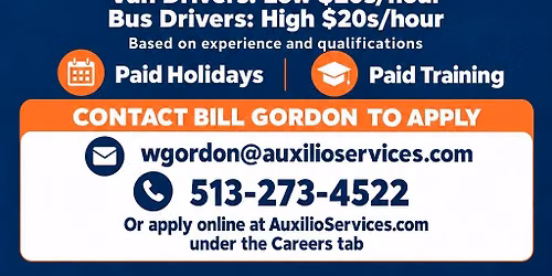 Bus Driver Hiring Event