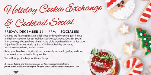 Holiday Cookie Exchange & Cocktail Social (Member Event)