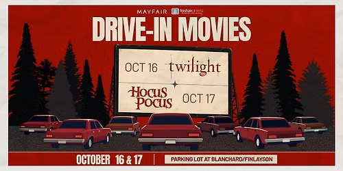 Drive-In Movie Nights at Mayfair!