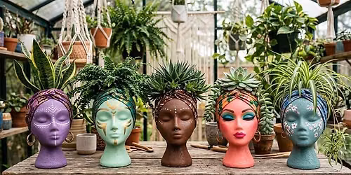 Plant Heads: Paint & Plant