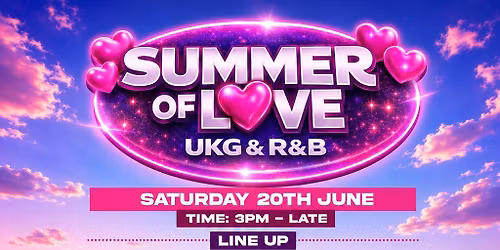 Summer Of Love UKG & R&B Summer Outdoor Day Party Cardiff