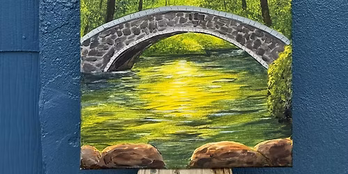 Forest Bridge Paint Night |  Beginner Friendly Sip & Paint | Sykesville