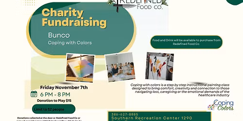 Bunco fundraiser for Coping with Colors