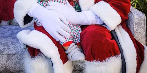 Santa and Mrs Santa on the farm
