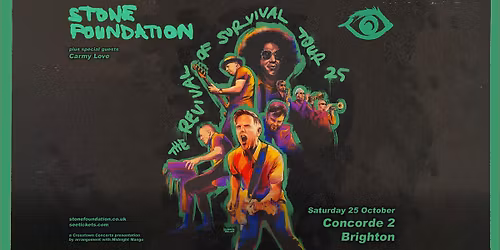 Stone Foundation + Carmy Love at Concorde 2, Brighton
