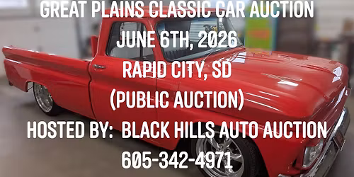 GREAT PLAINS CLASSIC CAR AUCTION