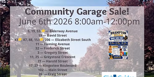 Brampton Community Garage Sale