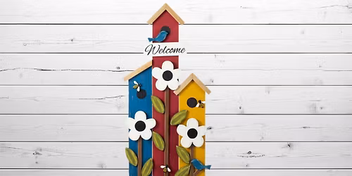 Birdhouse Shaped Porch Decor 