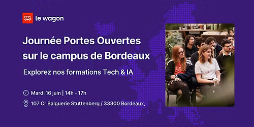Journ\u00e9e Portes Ouvertes au Wagon Bordeaux