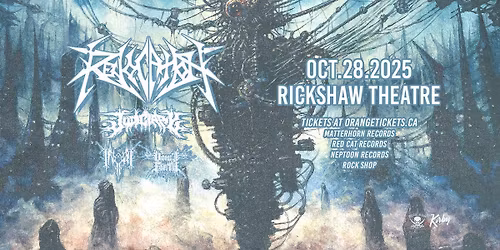 REVOCATION \/\/ JUDICIARY \/\/ INFERI \/\/ VOMIT FORTH. October 28, 2025 @Rickshaw Theatre
