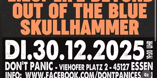 Der Pott bebt mit Born from Pain, Zero Mentality, Lies!, Life Beyond, Out of the Blue + Skullhammer