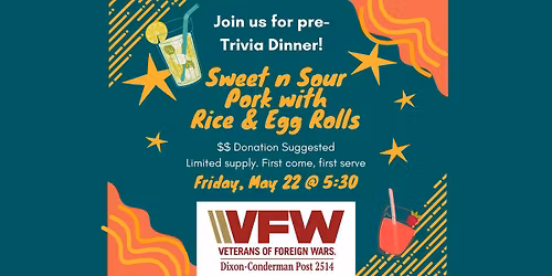 Pre-Trivia Dinner at VFW Post 2514