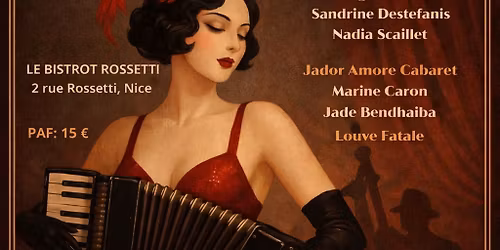 Women on stage Ap\u00e9ro Jazz cabaret