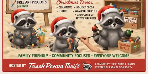 Second Annual Christmas in July at Trash Panda