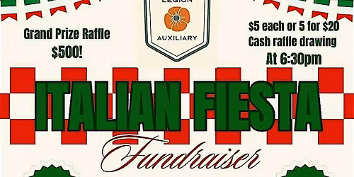 American Legion Auxiliary Unit 96 Fiesta Italiana Fundraiser