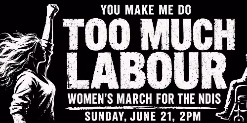 NSW - Gadigal\/Sydney Women's March For The NDIS