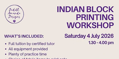 Learn to Indian Block Print