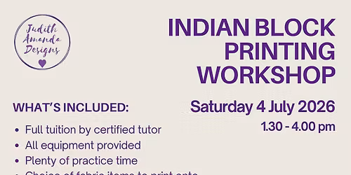 Learn to Indian Block Print