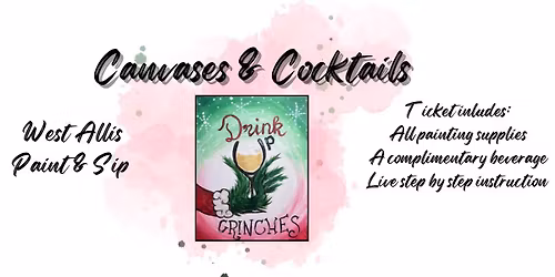 Canvases & Cocktails @ bAR wEST- West Allis