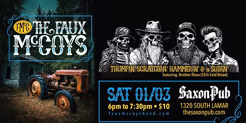 The Faux McCoys at THE SAXON PUB!