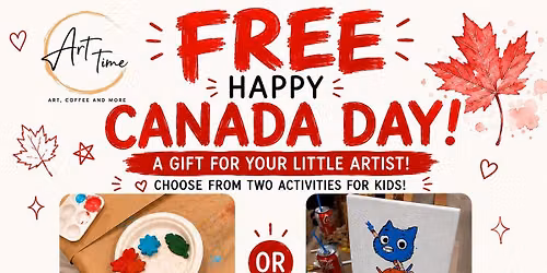 Free Happy Canada Day Kids Art Activities 
