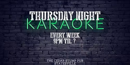 Thursday Night Karaoke