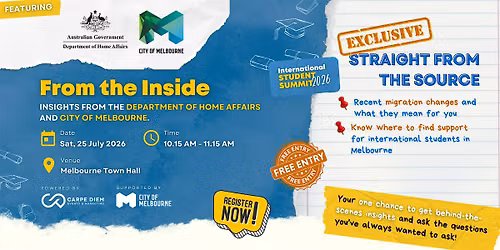 Insights from the Department of Home Affairs & City of Melbourne