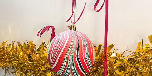 Marble Your Own Holiday Ornaments