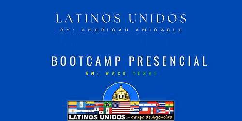 15 y 16 DE ENERO 2026, BOOTCAMPS PRESENCIAL- LATINOS UNIDOS Y AA