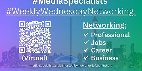 #MediaSpecialists Virtual Job\/Career\/Professional Networking #DesMoines