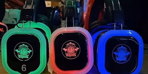Silent Disco Night at the Church of 8 Wheels - 8 P.M. to 10  P.M.
