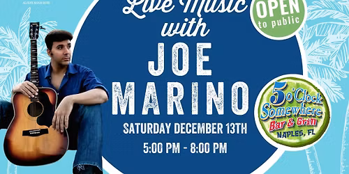 Live Music: Joe Marino