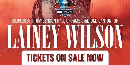 Pro Football Hall of Fame Concert of Legends: Lainey Wilson