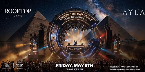 Under The Influence (Afrohouse Remix) Release Party | Rooftop Live